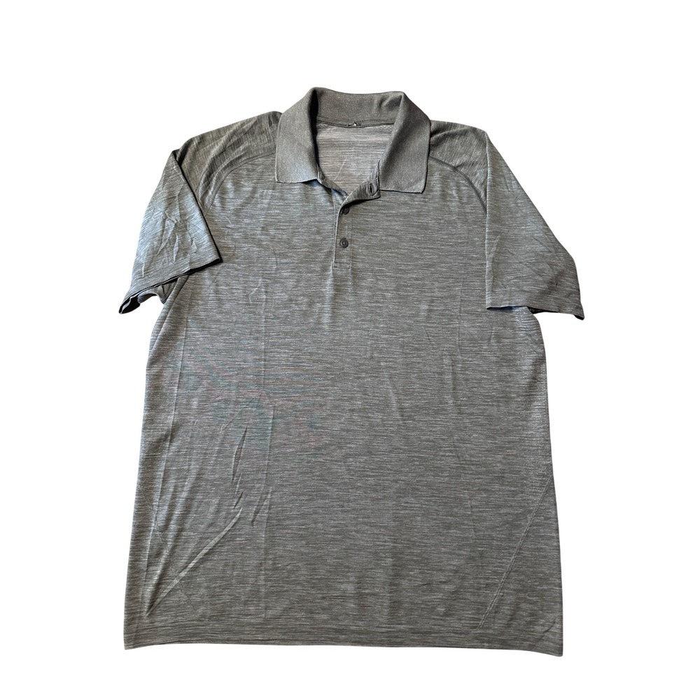 Lululemon Metal Vent Tech Polo OCEAN MIST/GREY SAGE Size XL